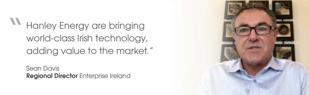 Quote from Sean Davis, Regional Director at Enterprise Ireland, on virtual opening of Oregon office