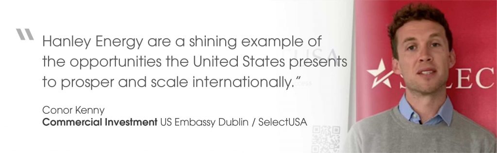 Quote from Conor Kenny from US Embassy Dublin/Select USA on virtual opening of Oregon office